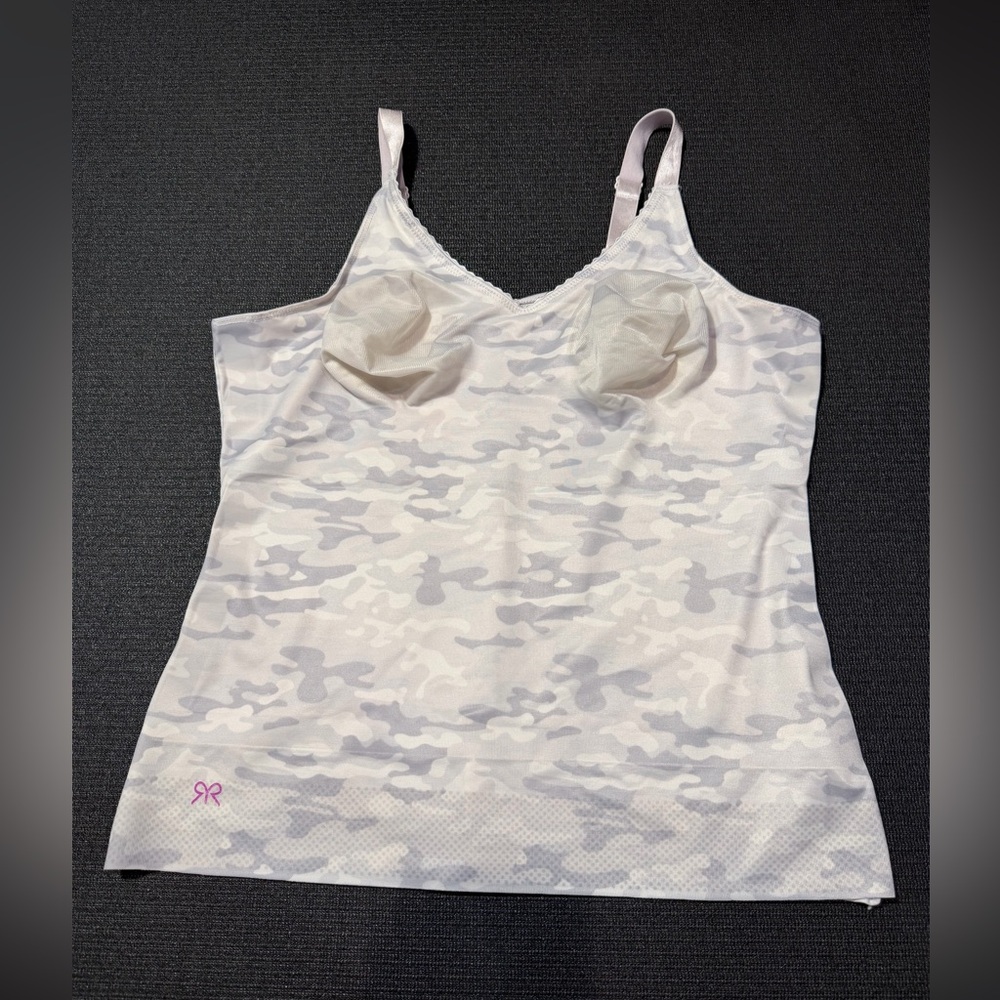 Ruby Ribbon Shapewear Heritage Tank‎ Size 40 Grey Camo Style 1798
